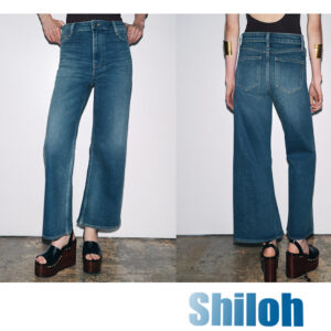 High Waisted Loose Fit Breathable Simple Casual Women Denim Pants Wide Leg Jeans Denim Trousers with Zippers in Stock