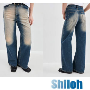 Custom Embroidery Men's Cotton Oversize Jeans High Quality Streetwears Wash Wide Leg Baggy Denim Jeans Pants Trousers for Men